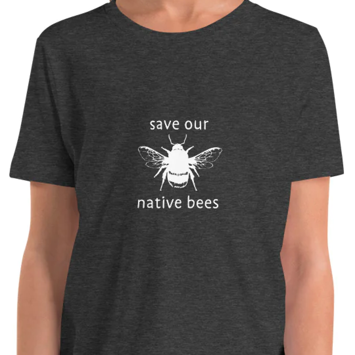 Save Our Native Bees - Youth Short Sleeve T-Shirt – Get the Kids