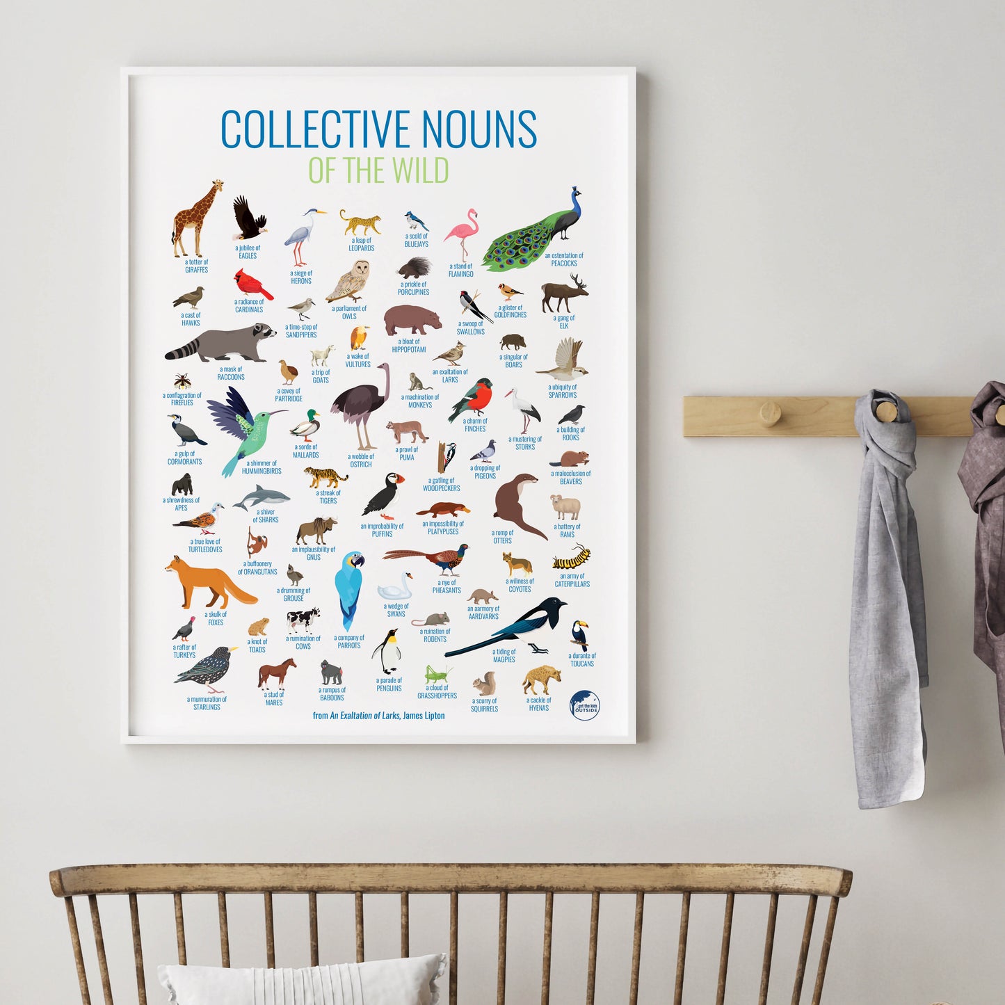Collective Nouns Poster (Animals)