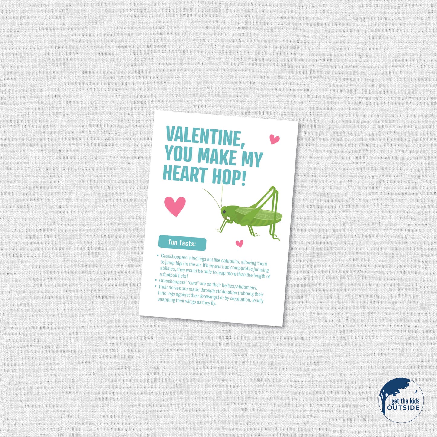 Valentines - Insects A - printable