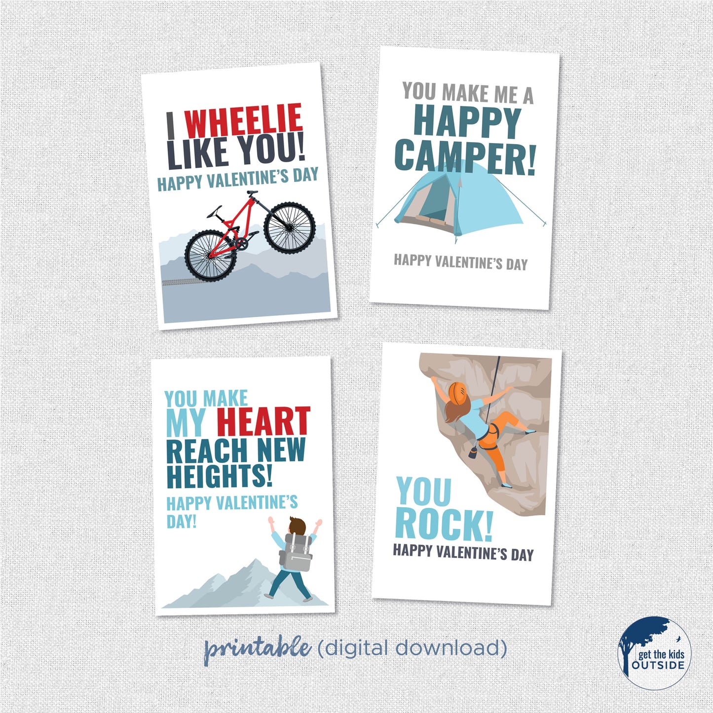 Valentines - Outdoor Adventure - printable