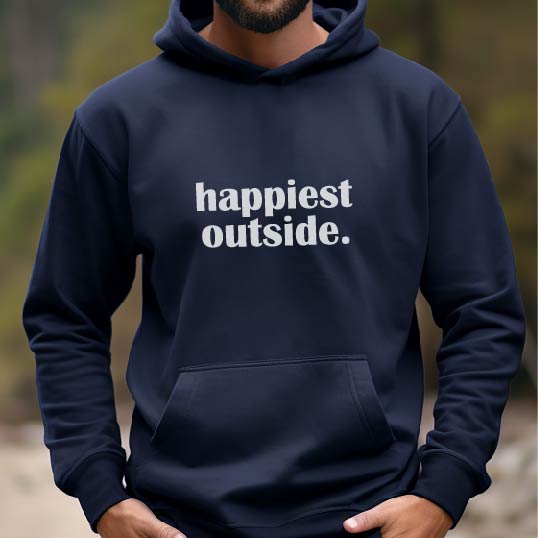Happiest Outdoors hoodie (unisex adult)