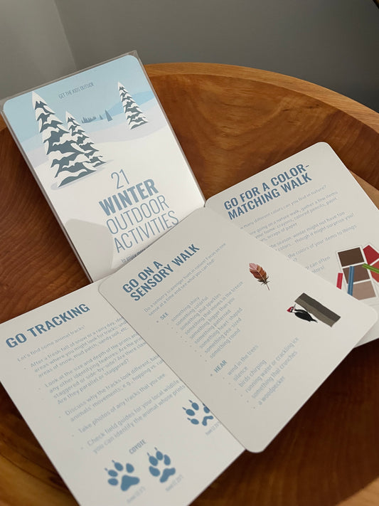 Winter Outdoor Activity Cards (printed)