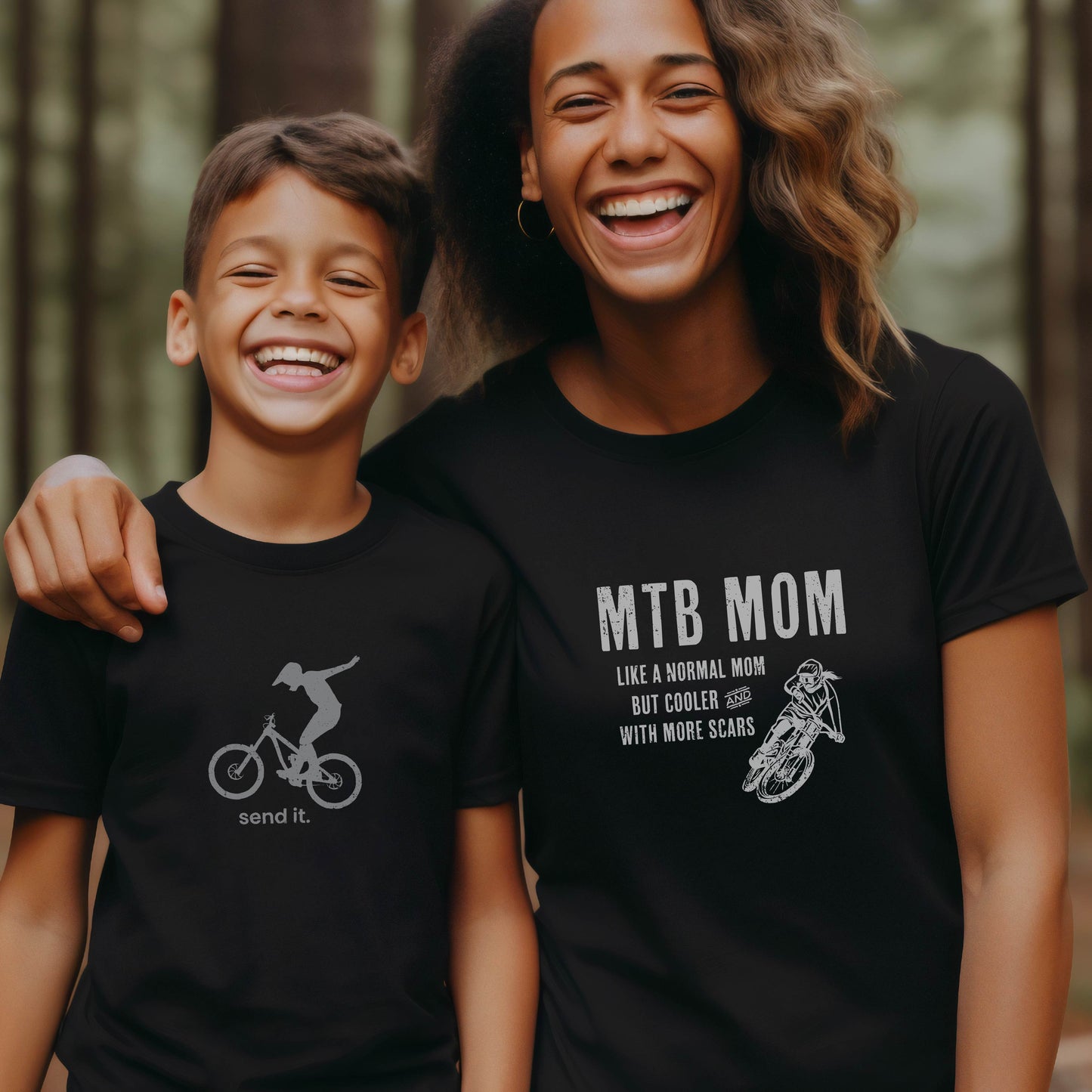 MTB Mom - mountain biking t-shirt