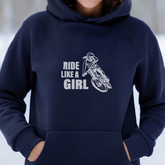 Ride Like a Girl hoodie