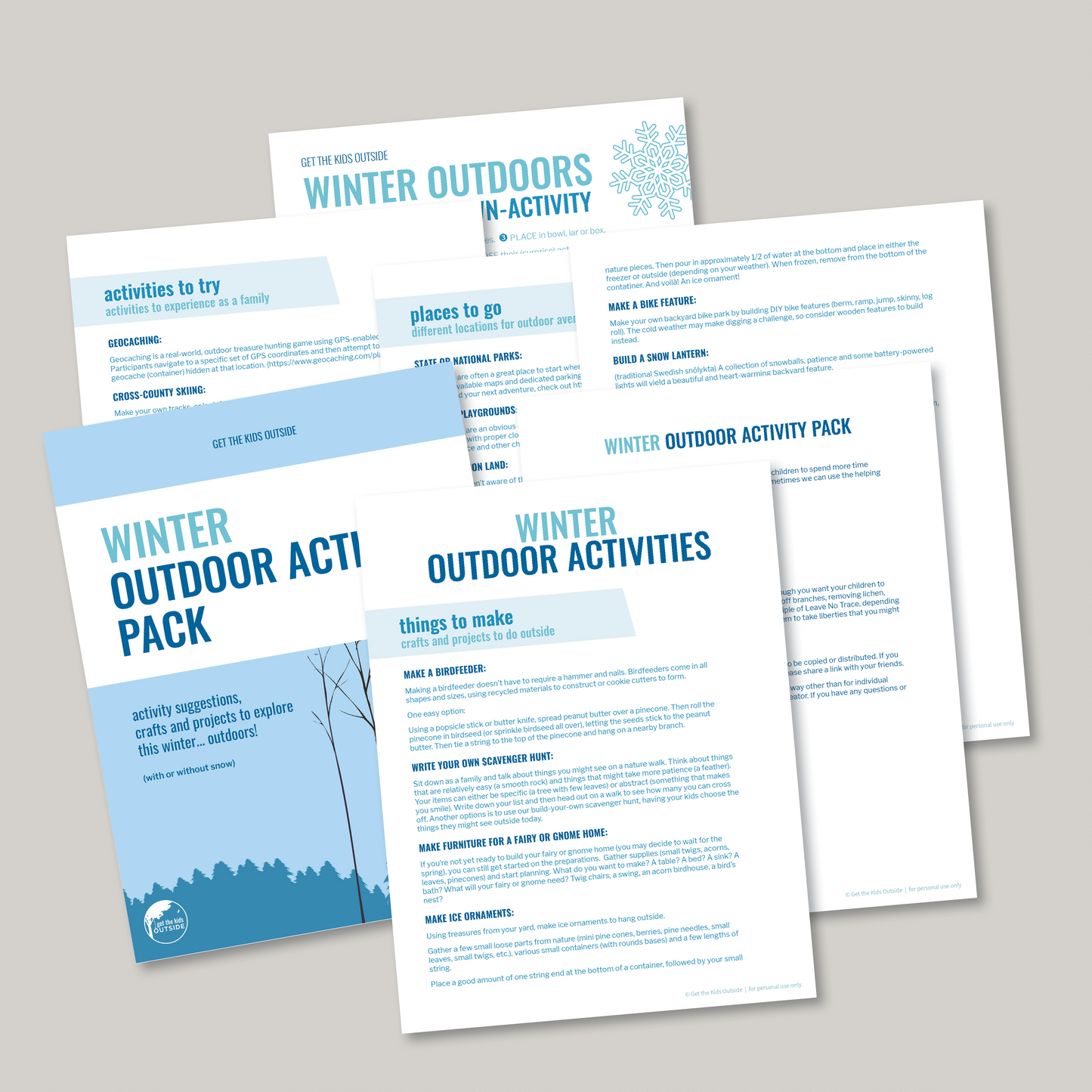 Winter Outdoor Activity Pack