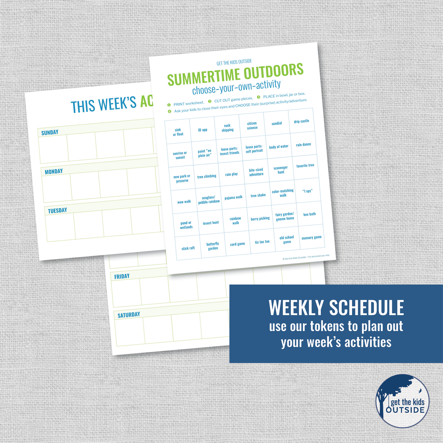 Summertime Outdoor Activity Pack