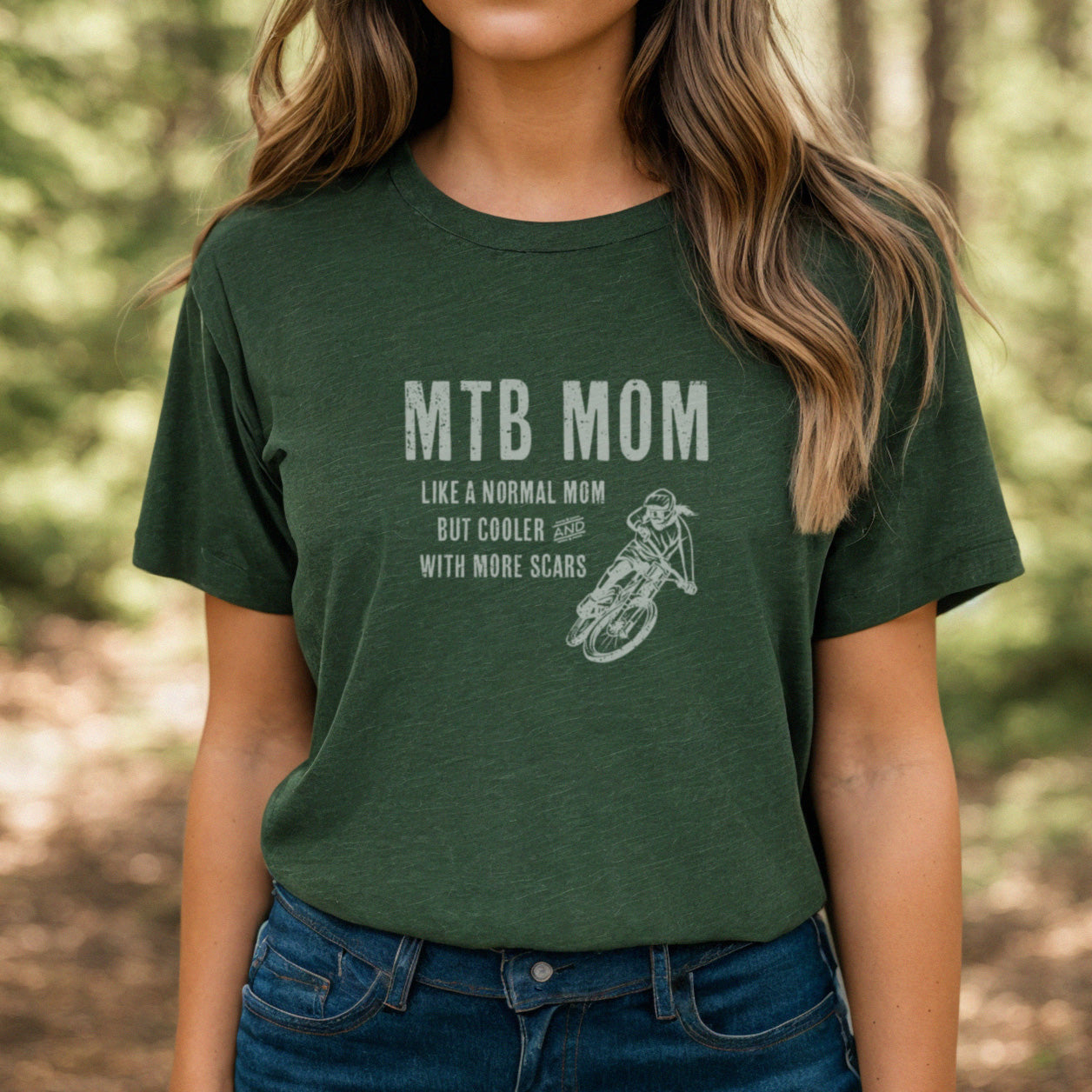 MTB Mom - mountain biking t-shirt