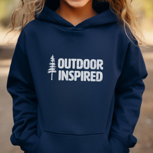 Outdoor Inspired hoodie, youth unisex