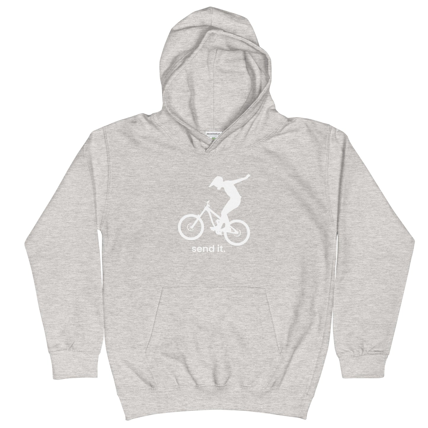 Send It (white) - Kids Hoodie