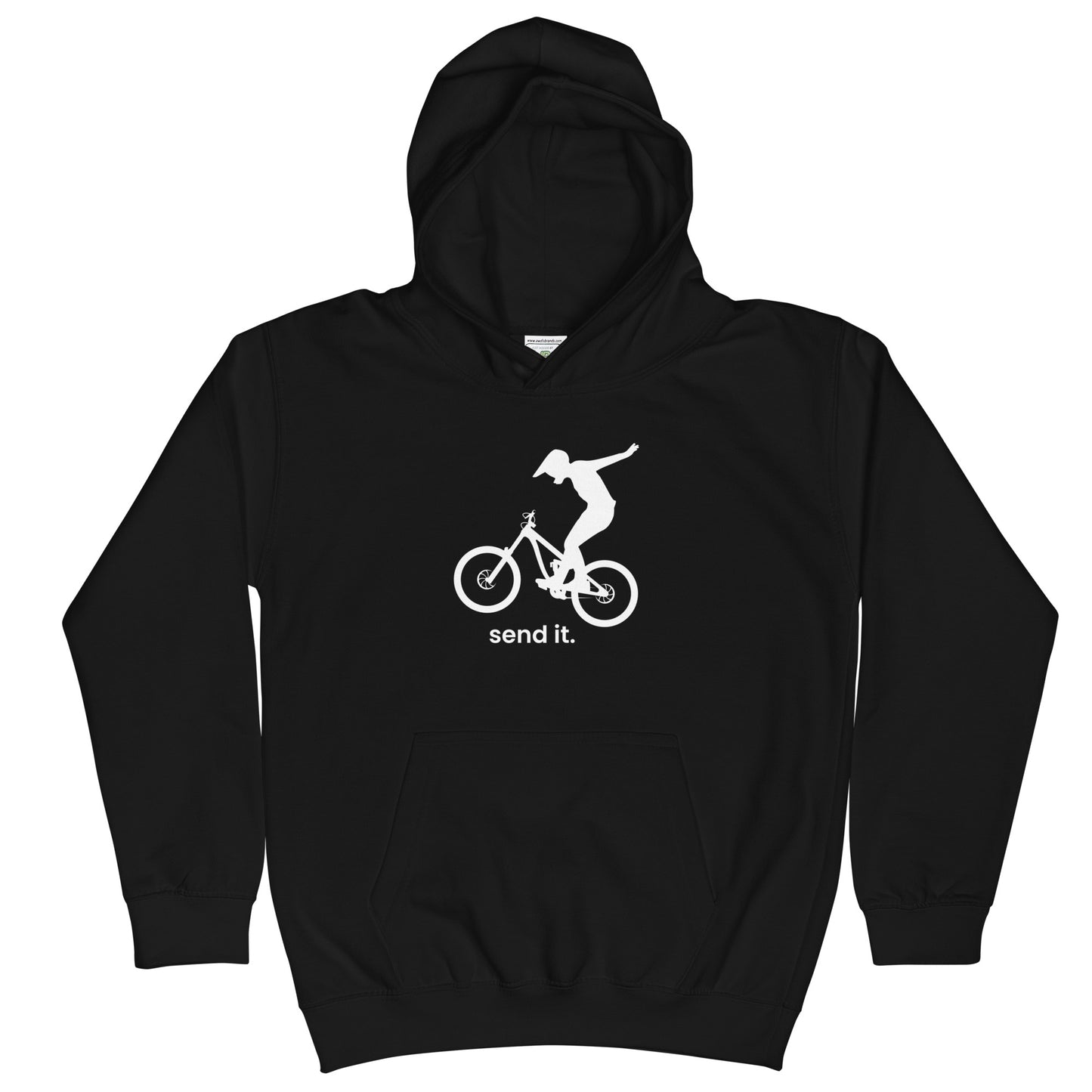 Send It (white) - Kids Hoodie