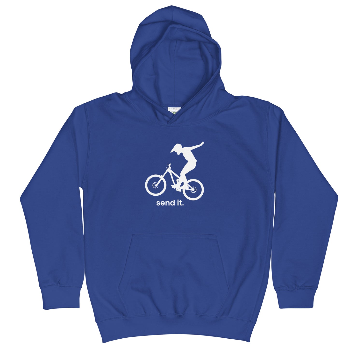 Send It (white) - Kids Hoodie