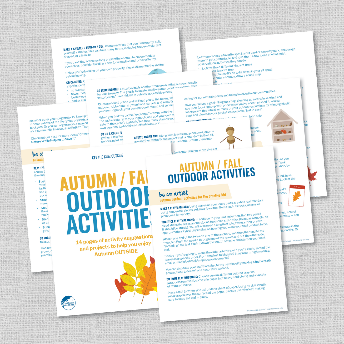 Autumn / Fall Outdoor Activities