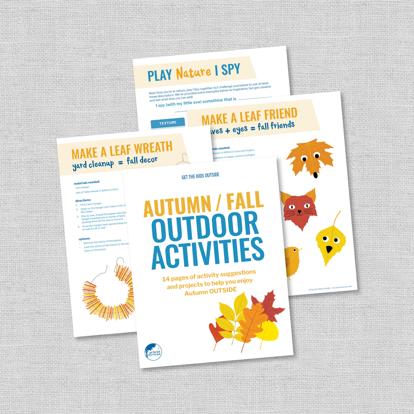 Autumn / Fall Outdoor Activities