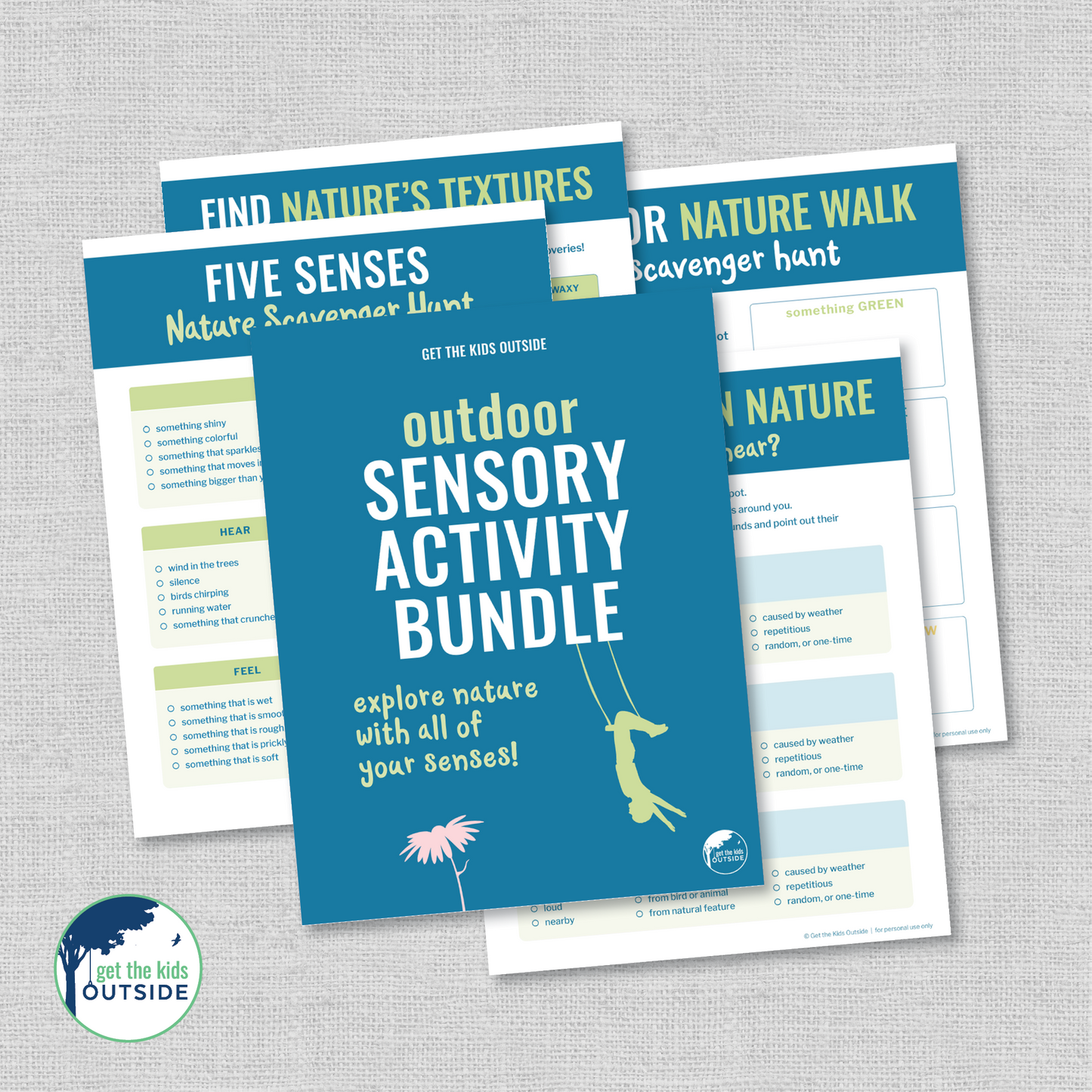 Outdoor Sensory Activity Bundle