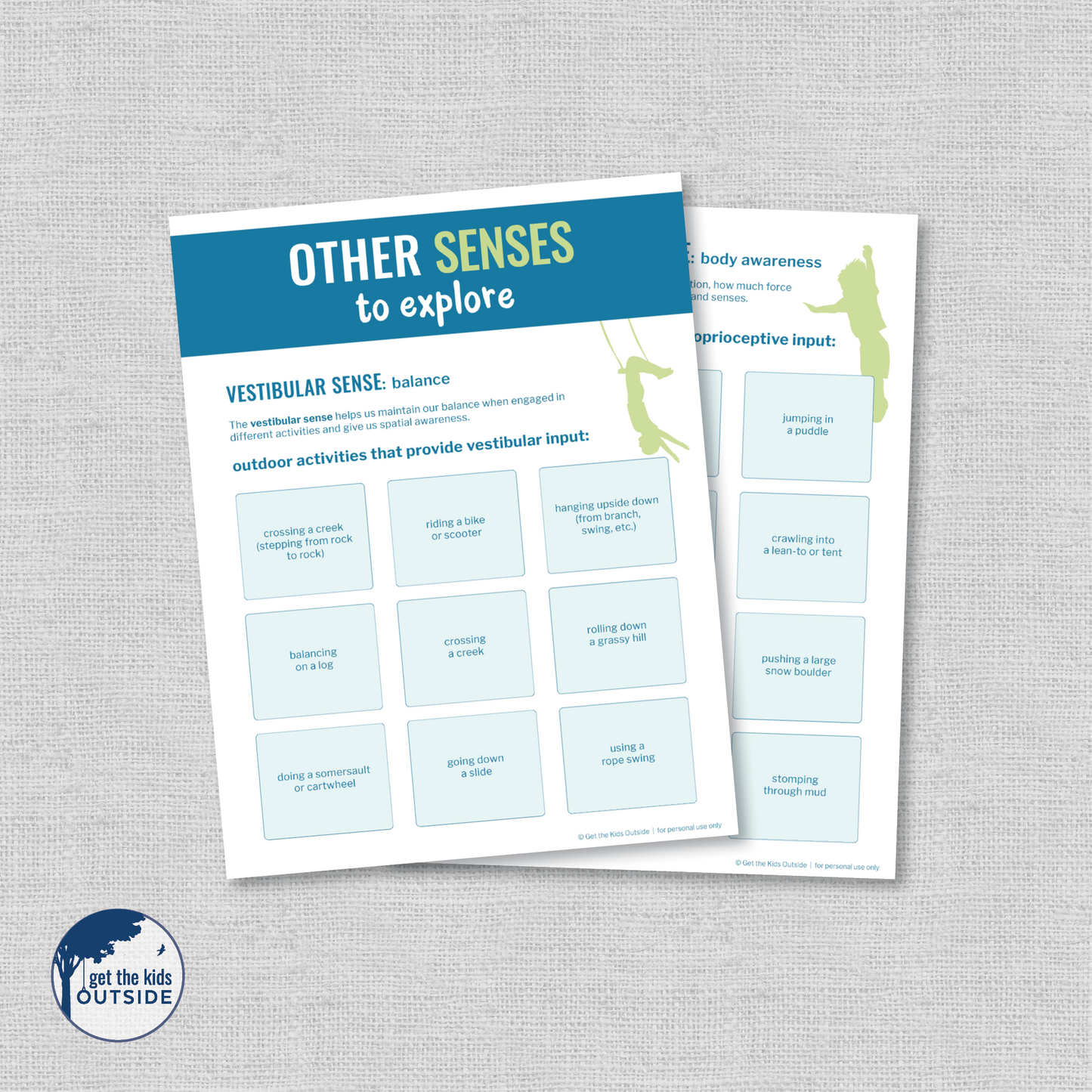 Outdoor Sensory Activity Bundle
