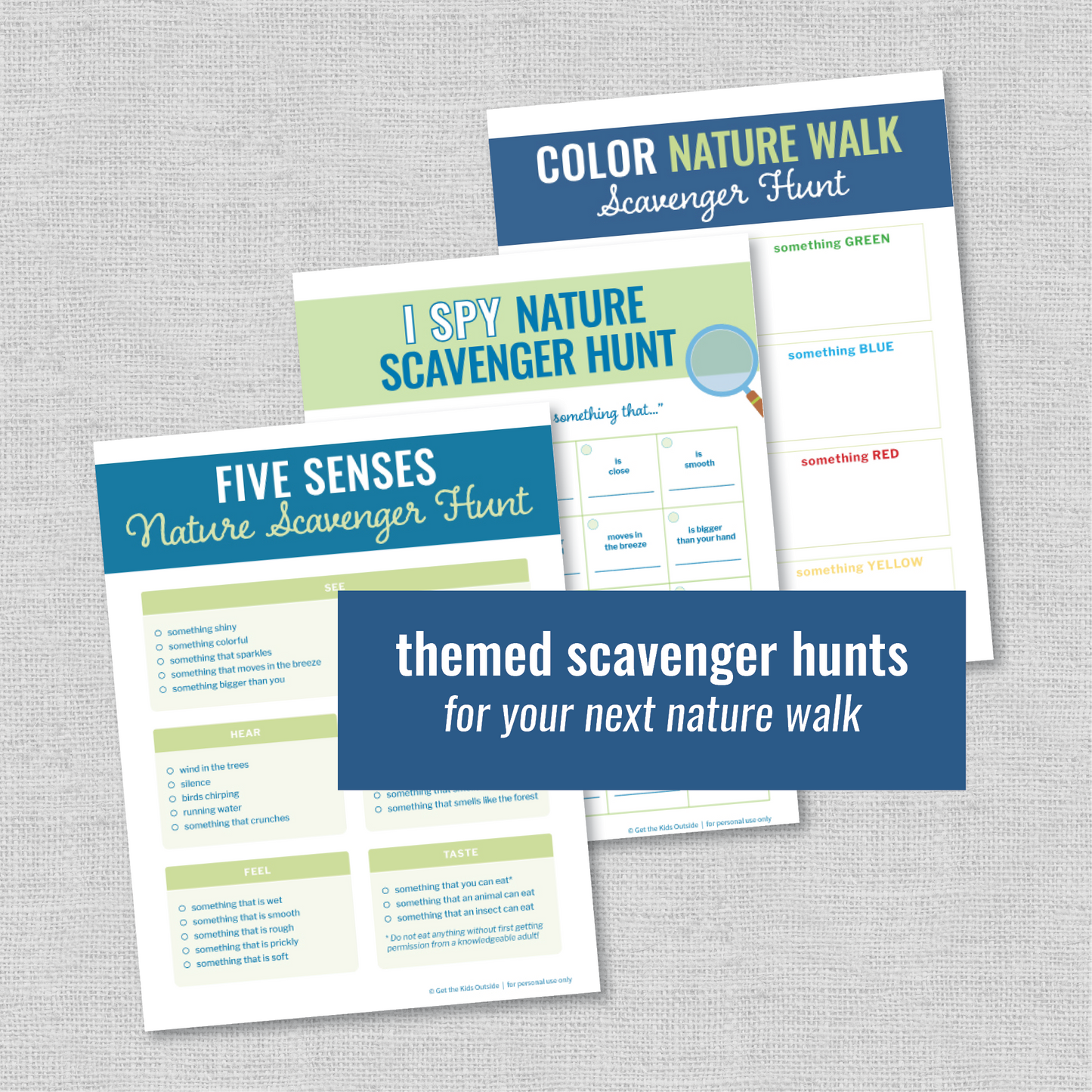 Nature Scavenger Hunts: Themed