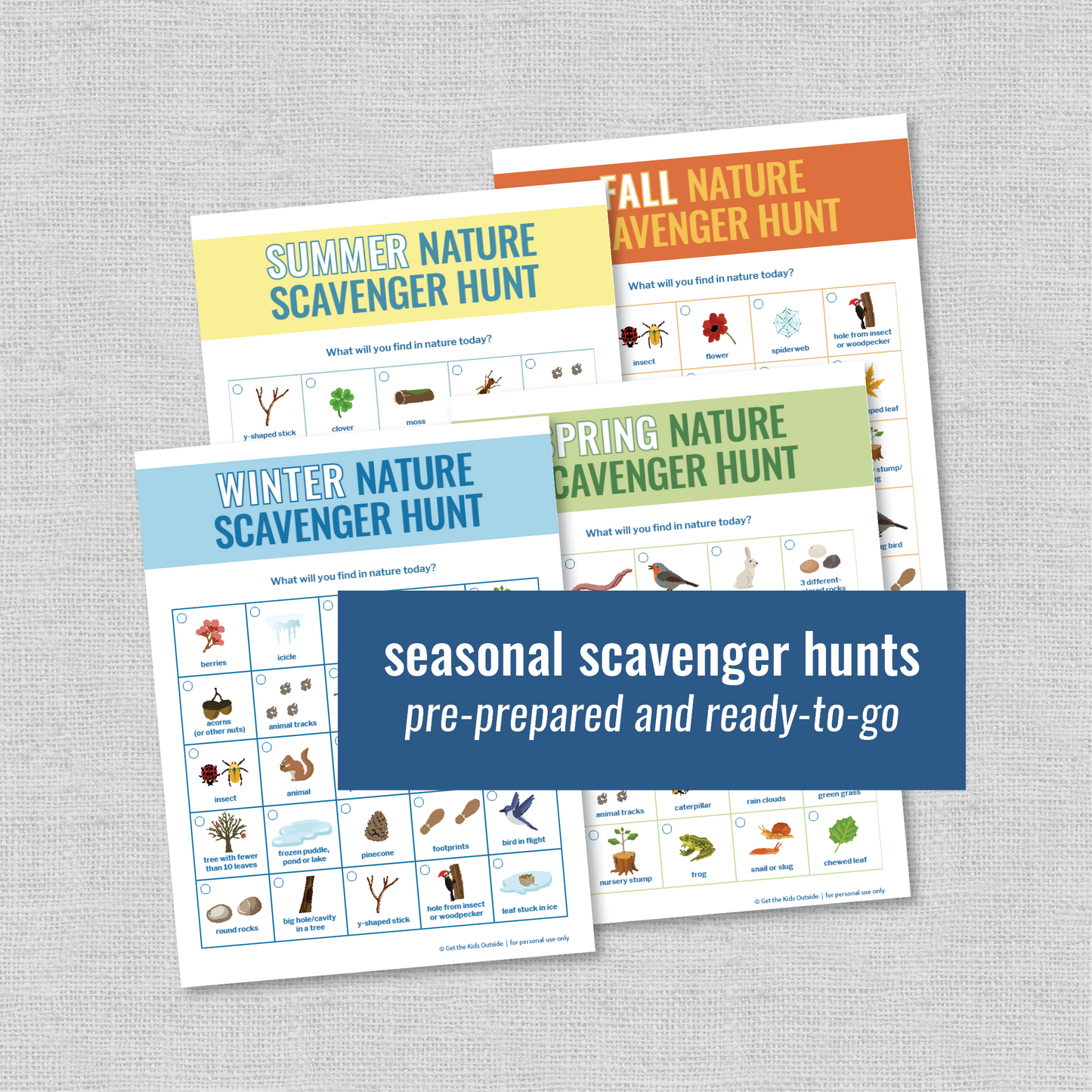 Nature Scavenger Hunts: Super Bundle