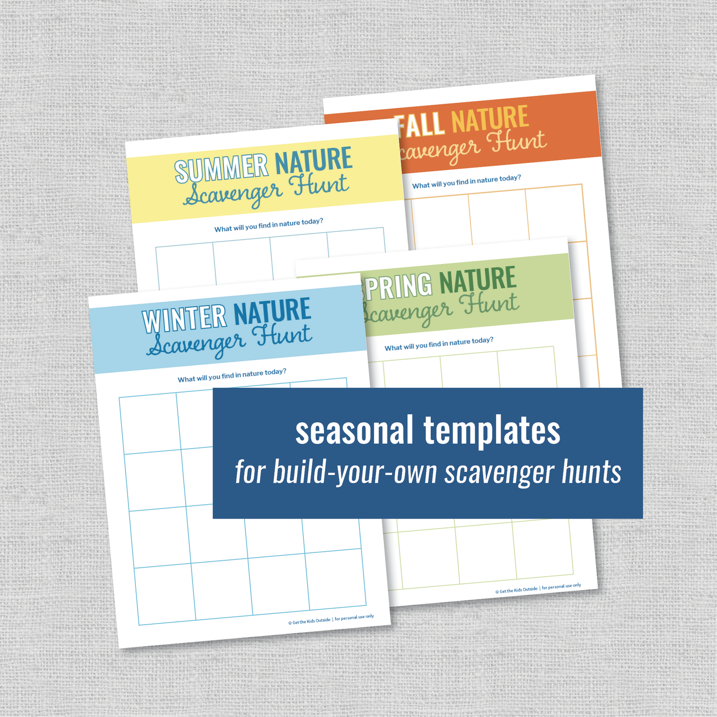 Nature Scavenger Hunts: Super Bundle