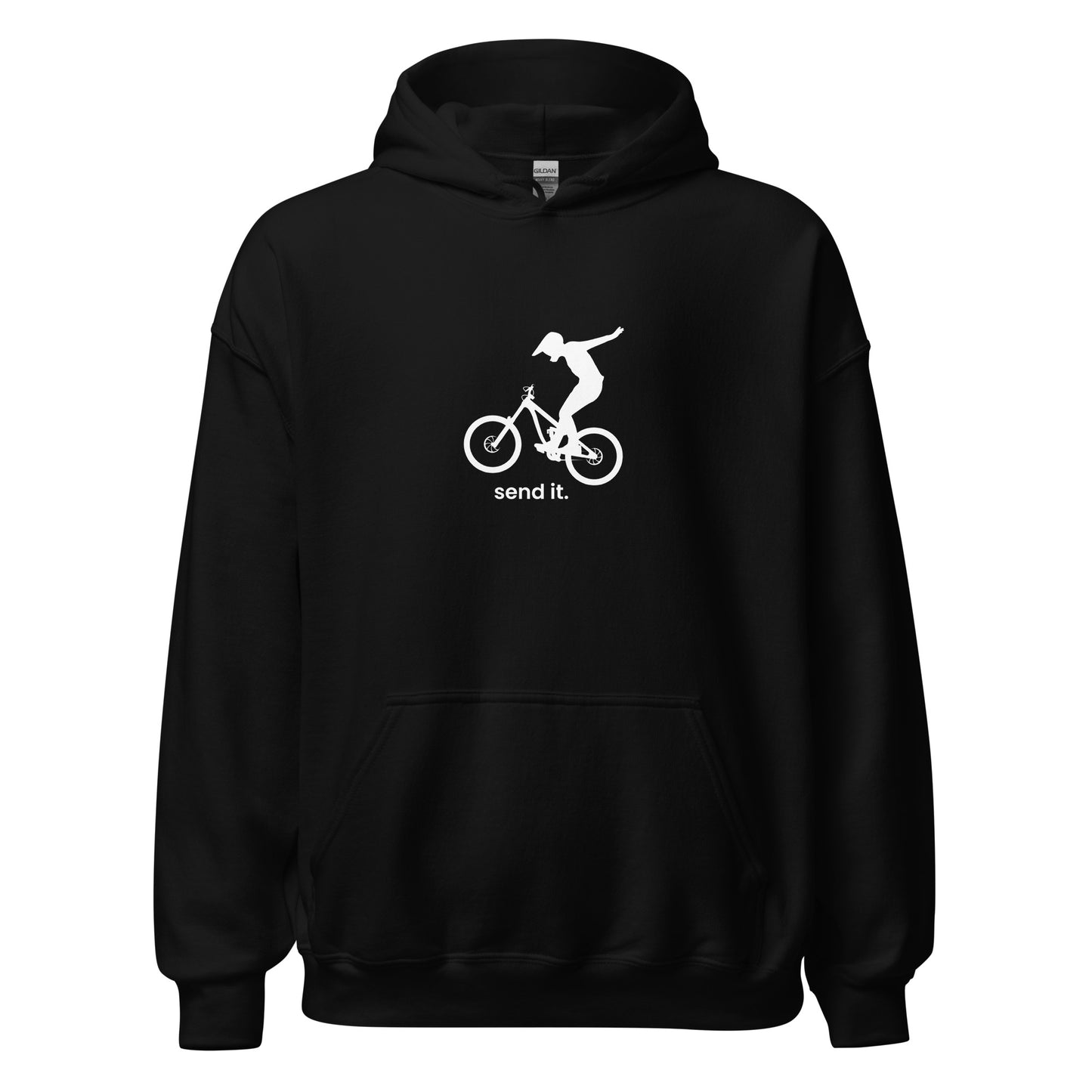 Send It (white) - Unisex 50-50 Hoodie