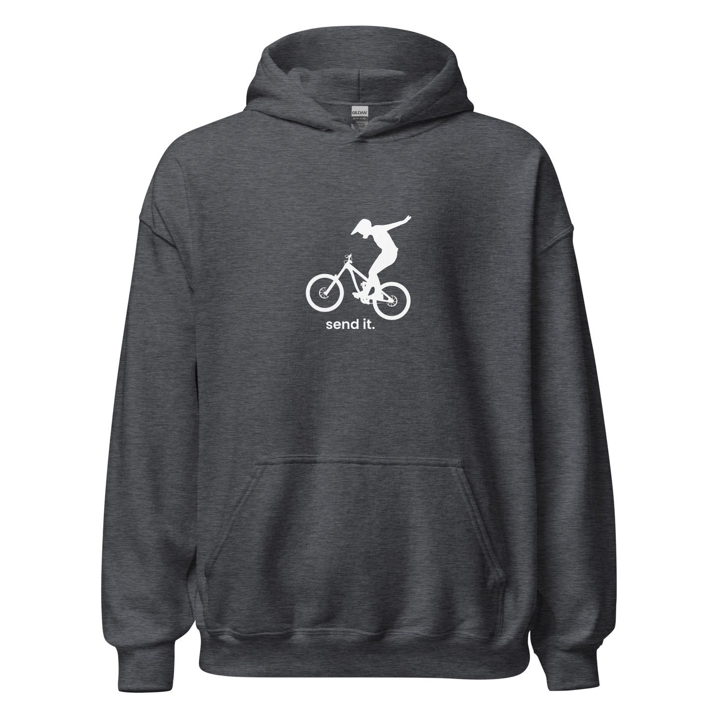 Send It (white) - Unisex 50-50 Hoodie