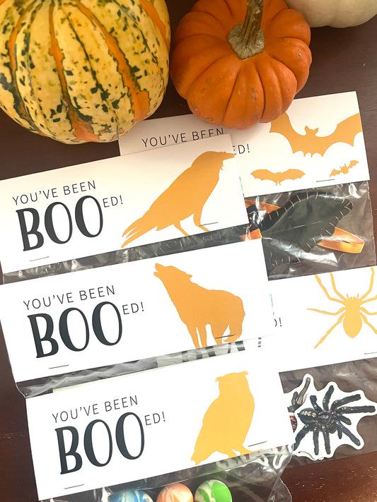 Halloween Boo Bag Toppers - Animal Fun Facts