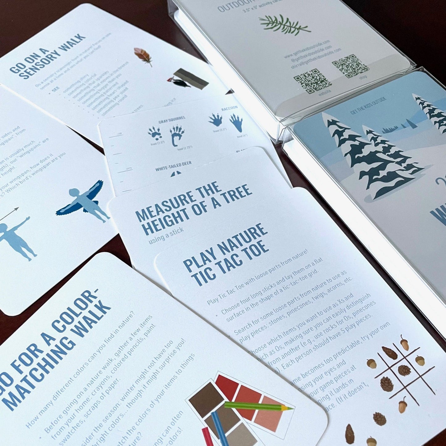 Winter Outdoor Activity Cards (printed)