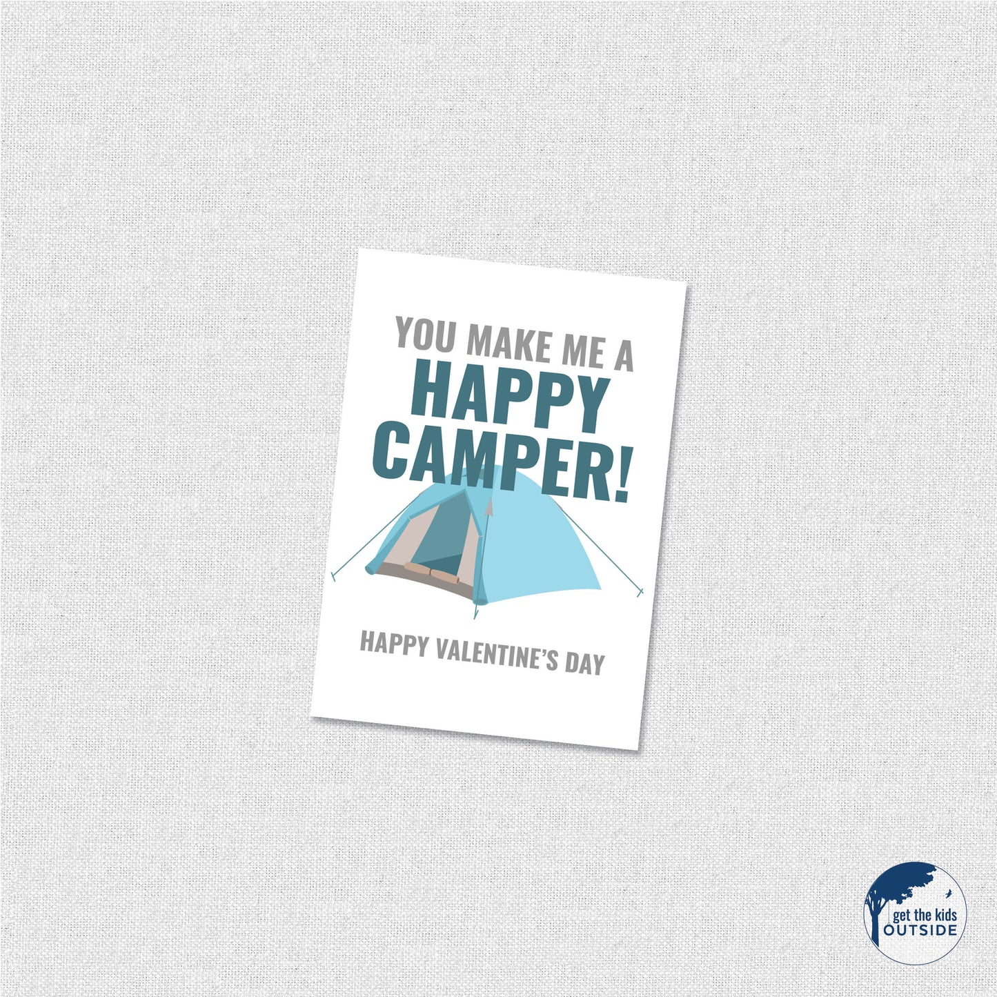 Valentines - Outdoor Adventure - printed (set of 12)