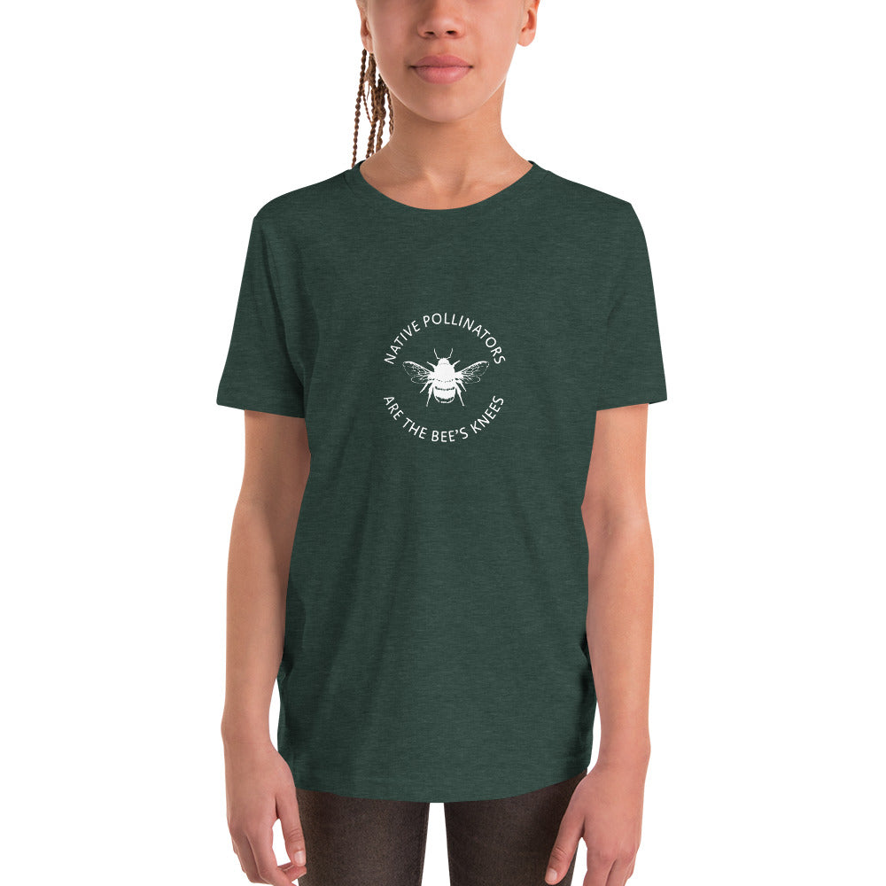 Native Pollinators | Bee's Knees - Youth Short Sleeve T-Shirt