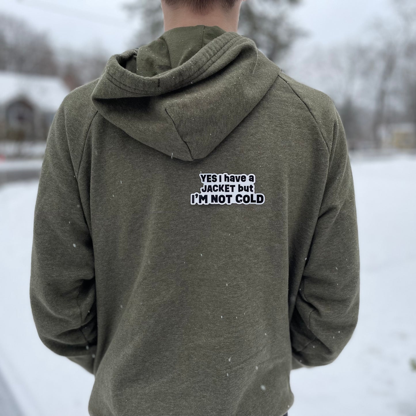 No Jacket, No Problem - Sticker