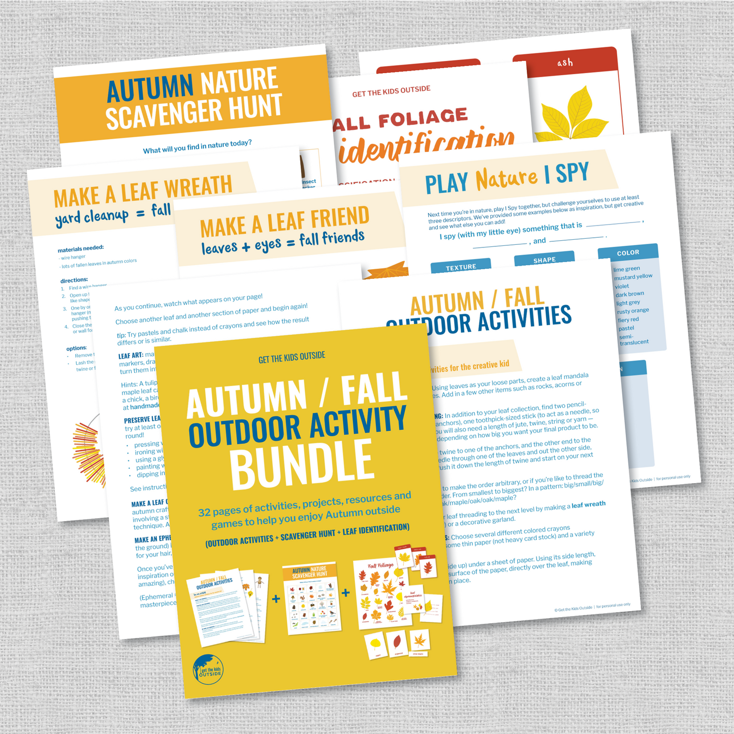 Autumn / Fall Outdoor Activity BUNDLE