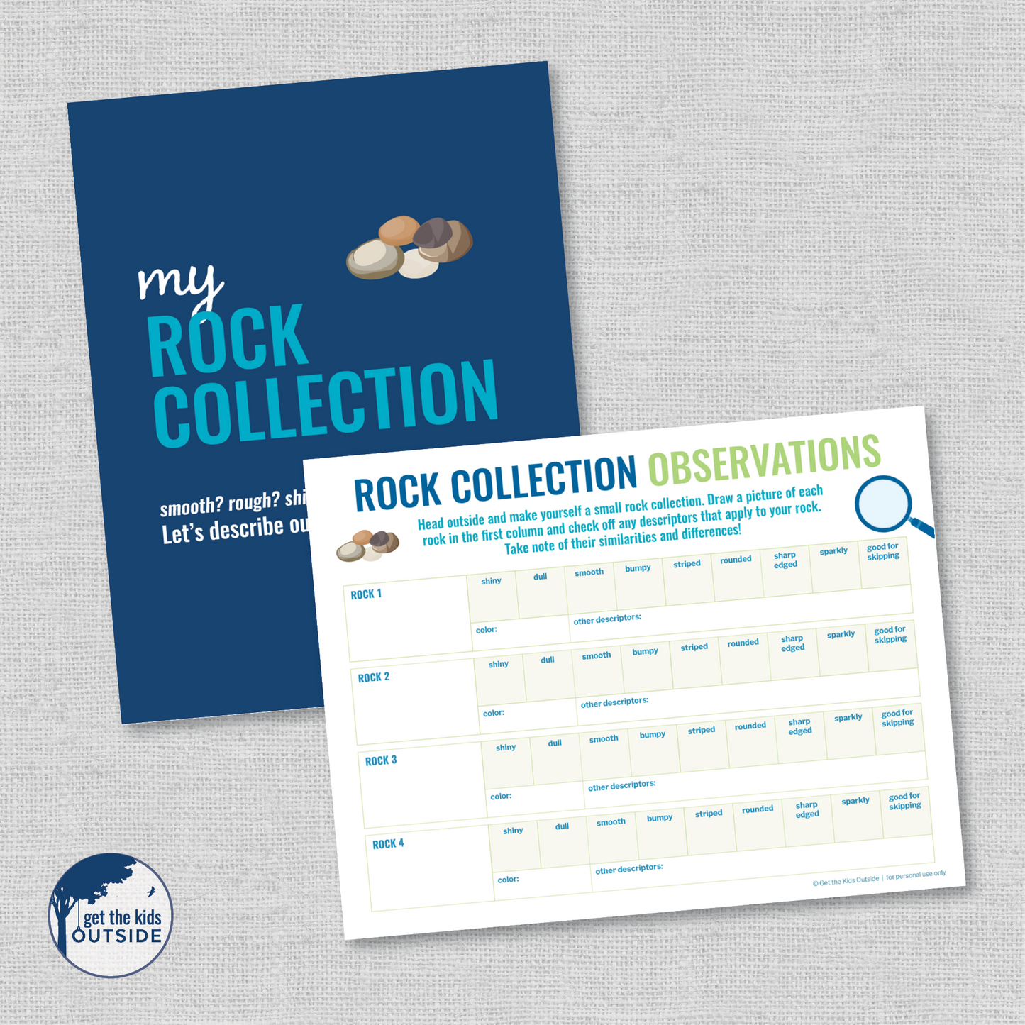 Rock Collection Worksheet