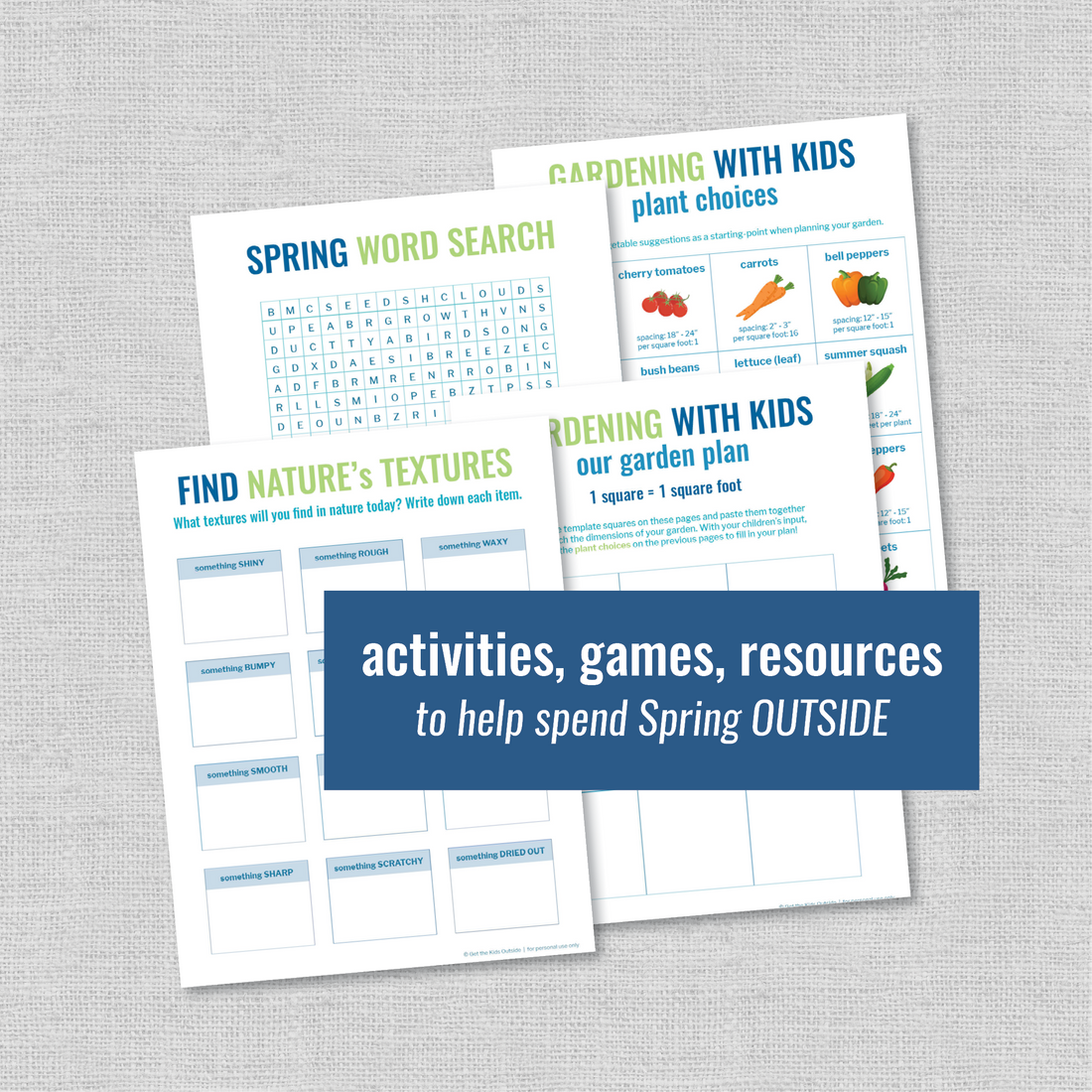 Springtime Outdoor Activity Bundle – Get the Kids Outside