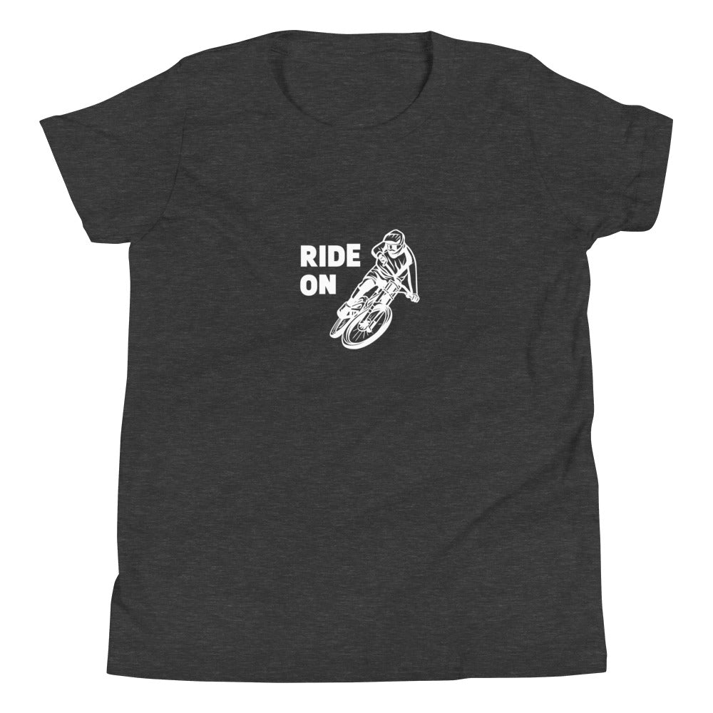 Ride On (white) - Youth Short Sleeve T-Shirt